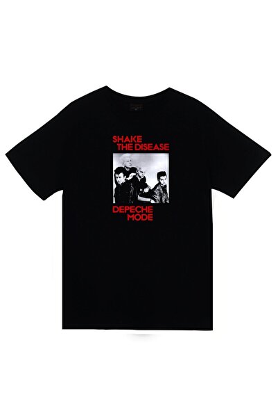 fame-stoned Depeche Mode majica sa printom, unisex, 100% pamuk, crna