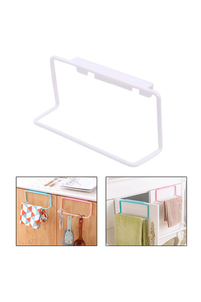 Microcase Plastik Mutfak Banyo için Dolap Üzerinde Asılı Havlu Eşya Askılığı-...