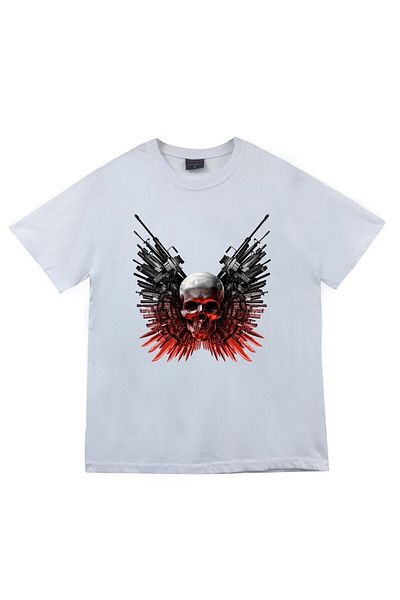 fame-stoned Μπλουζάκι Unisex 100% βαμβάκι με στάμπα κρανίου