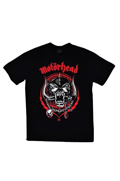 fame-stoned Μπλουζάκι Motörhead Printed Unisex 100% Cotton Μαύρο T-shirt