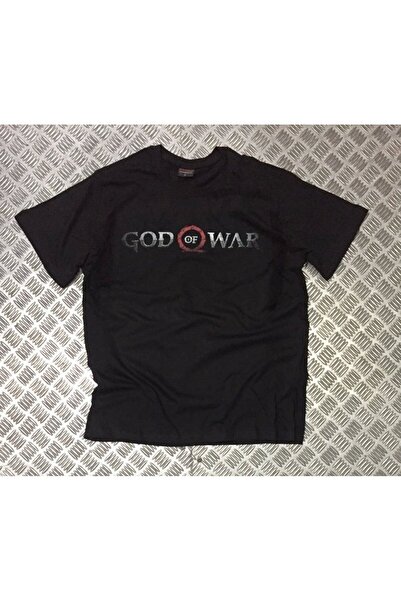 fame-stoned Tricou negru unisex cu imprimeu God of War