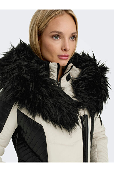 ONLY Γυναικείο παλτό με κουκούλα Stone 15295396