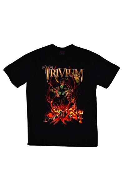fame-stoned Trivium Štampano Unisex 100% pamuk Crna T-shirt