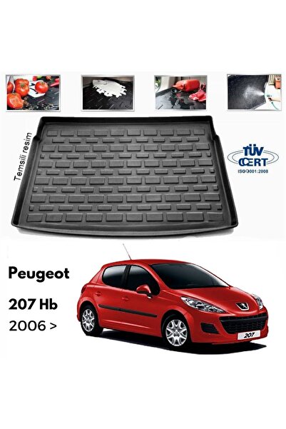 Leader Peugeot 207 Bagaj Havuzu Paspası 2006-2015