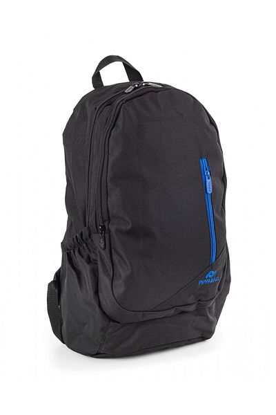 Pippa Bloom Black/Blue Three-Eye School & Casual Backpack