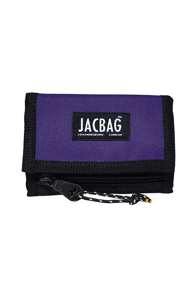 Jacbag Purple Velcro Wallet/Card Holder - Girls and Women