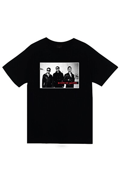 fame-stoned Depeche Mode majica sa printom, unisex, 100% pamuk, crna