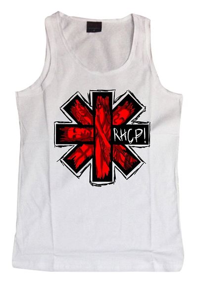 fame-stoned Μπλουζάκι Red Hot Chili Peppers με στάμπα με μηδέν μανίκι