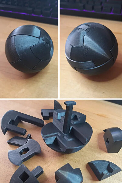 Cypnova 3D Puzzle Küpü Bulmaca Küresi