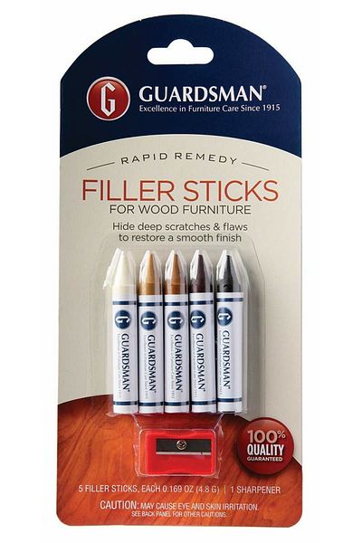 Guardsman Wood Filler Sticks With Sharpener 5Pk.