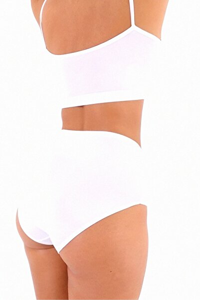 Uniquetrenders Chiloți Bato din țesătură din jerseu pieptănat din bumbac pentru femei Chiloți Bato pentru femei 3 culori