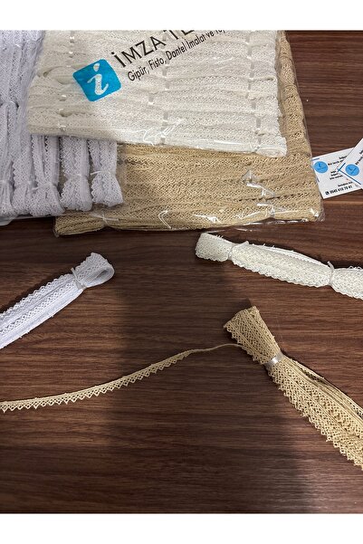 Butik İnce dikiş kapatıcı havlu masa örtüsü elbise kenarı imza tekstil Güpür ...