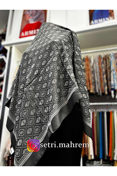 KROREN وشاح جاكار قطني 100×100