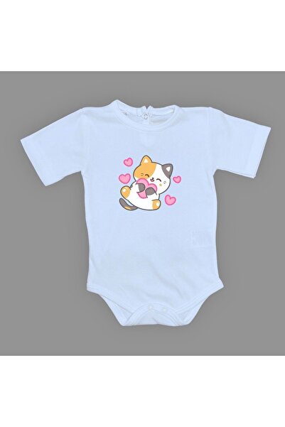 Mnk Baby&Kids ملابس داخلية للأطفال من Heart Cat مطبوع بأكمام طويلة وقصيرة بدو...