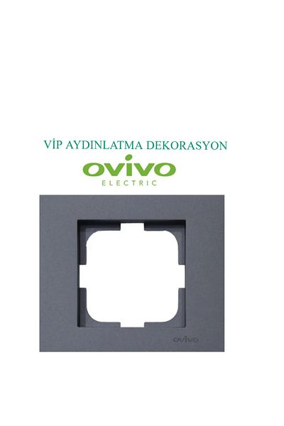 Vip Aydınlatma Ovivo Smoked Single Frame 240 Pcs (with Case)