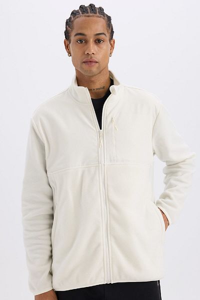 DeFacto Ζακέτα από φλις τσέπες DeFactoFit Standard Fit D2731AX24WN