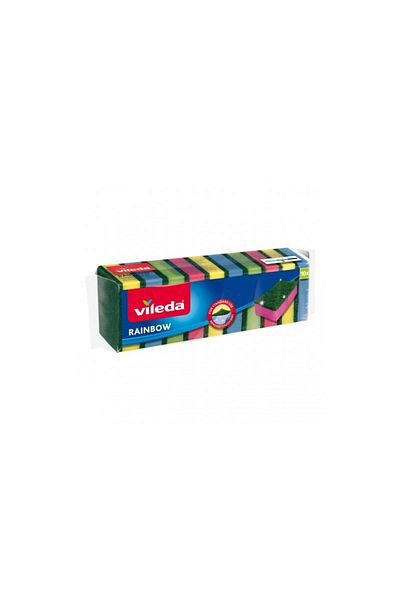 Vileda Rainbow dishwashing Sponge 10 pcs