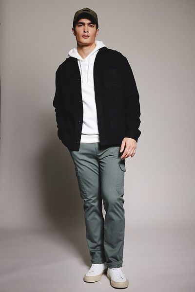 DeFacto Regular Fit Soft Furry Stamp Long Sleeve Shirt B6945Ax23Wn