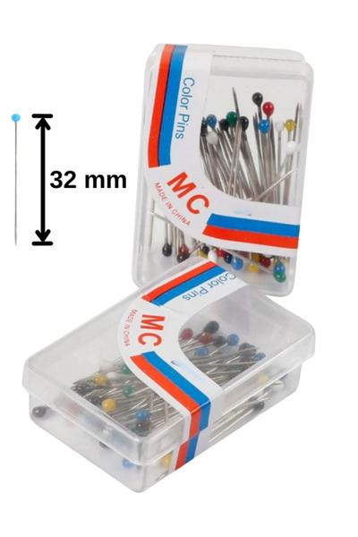 NGV 50 قطعة من دبابيس الحجاب، دبابيس للعمامة والشال، دبابيس ملونة متنوعة بألو...