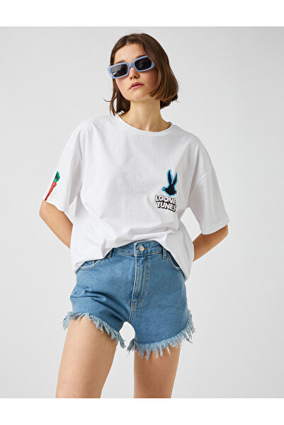 Koton Licencované tričko s potiskem Bugs Bunny a Daffy Duck na zádech