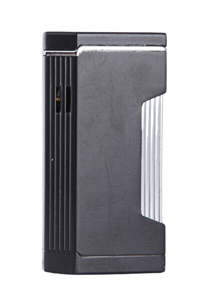 COHİBA Cohiba Çift Torch Pürmüz Siyah Metal Puro Çakmağı