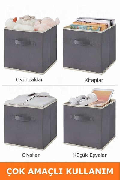 Bayev Кутия за съхранение на пране и играчки 30x30x30 см без капак - 1 брой