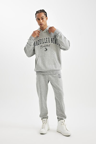 DeFacto Fit Shaquille O'neal Boxy Fit Kapüşonlu Sweatshirt D1517ax24au