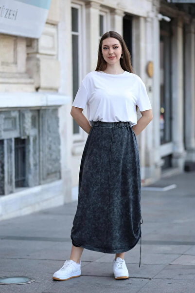 Schstekstil Otantik over size pamuk etek