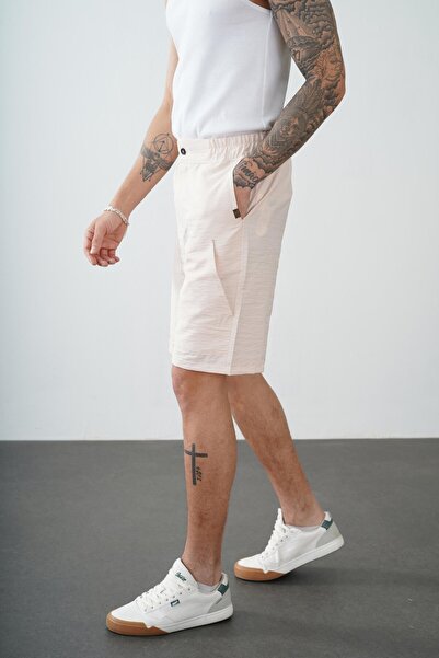 Butik Trend We Regular Fit Unisex Shorts with Elastic Waist Pockets