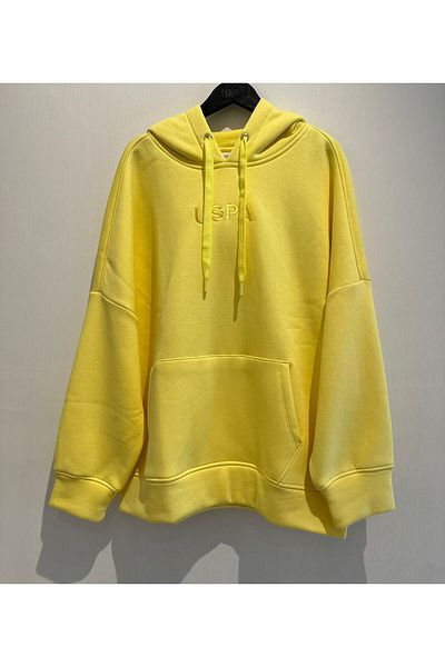 U.S. Polo Assn. Hanorac cu glugă cu logo USPA pentru femei 50292370