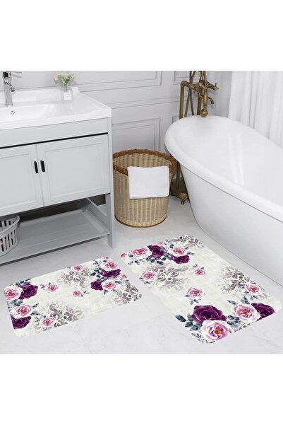 Eliana Home Dijital Baskılı 2'li Banyo Paspas Takımı LNA5075 100x60-60x50