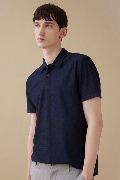 DeFacto Modernes, schlichtes, kurzärmliges Basic-Poloshirt B6374ax24sp