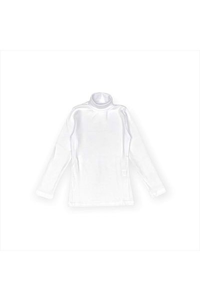 Mnk Baby&Kids Turtleneck Turtleneck Girl's School T-Shirt - Mnk0385 White