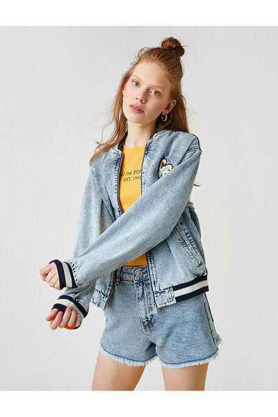 Koton Jachetă Bomber Denim