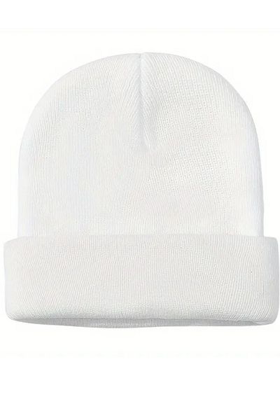 MinaCarin Unisex Red Black 2-Piece Basic Beanie Set