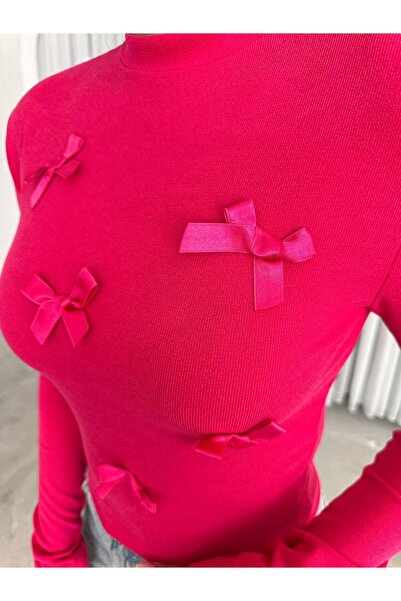 Noa Noa Μακρυμάνικο μπλουζάκι με μοτίβο κορδέλας