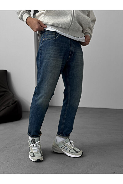 BYBASICMAN Темно-синій ефектний бойфренд GJ-16590/16608