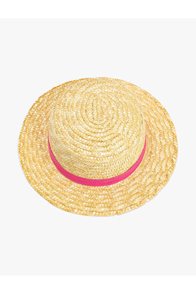 Koton Straw Hat with Band Detail