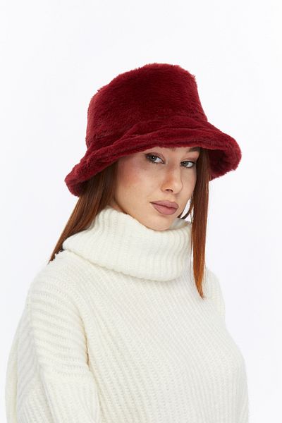 Aghilo Plush Women's Hat - Plum
