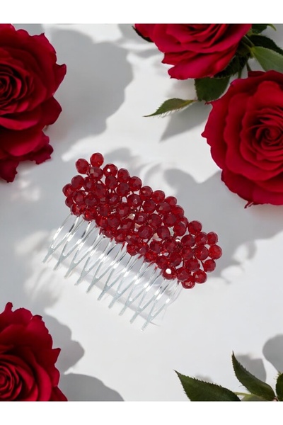 gelinmz Elegantan kristalni češalj za veridbu i rođenje - 6x2 cm, dostupan u ...