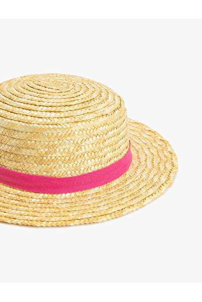 Koton Straw Hat with Band Detail