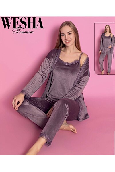 WESHA 3-Piece Women's Pjamas Suit