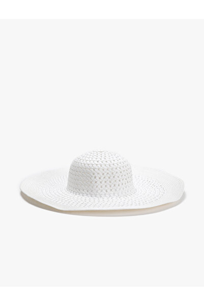 Koton Strohhut-Trilby mit Struktur