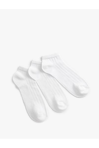 Koton Basic 3-Piece Booties Socks Set