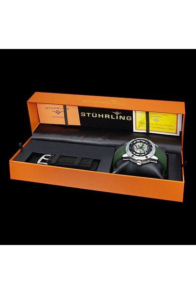 Stührling 314r.3316d71 مجموعة 50 ملم ساعة يد أوتوماتيكية للرجال