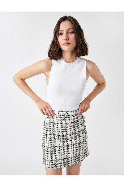 Koton Εσωρούχο με λαιμόκοψη με ραβδώσεις