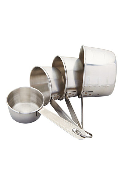 Good Cook طقم أكواب قياس من الفولاذ المقاوم للصدأ من GoodCook مكون من 4 قطع -...