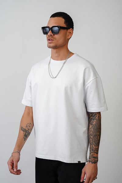 king brich Μπλουζάκι με λαιμόκοψη Oversize Απλό Unisex T-Shirt
