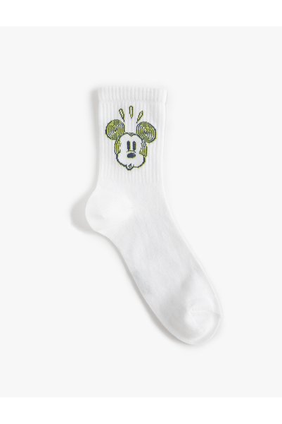 Koton Mickey Mouse Socks Licensed Embroidered