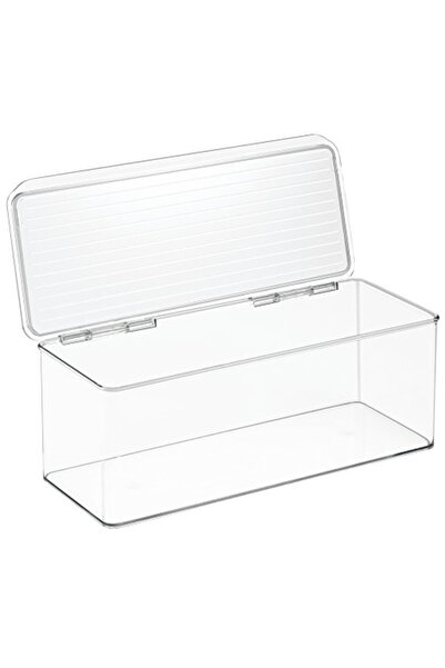 İdesign صندوق قابل للتكديس من RPET Kitchen Binz مقاس 5.5 بوصة × 13.3 بوصة × 5...